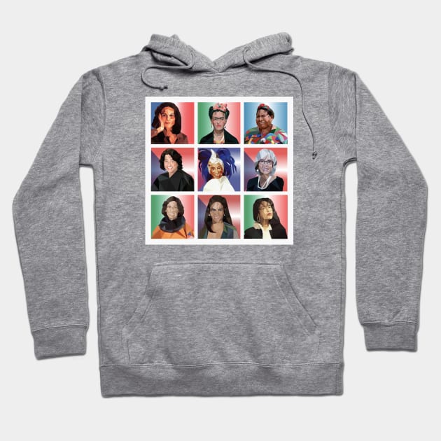 Iconic Latinas Hoodie by Hermanitas Design